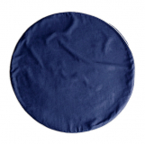 Ľanová hracia podložka, námornícka modrá - 100 cm