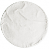 Ľanová hracia podložka, biela - 100 cm