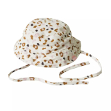 Klobúčik s UPF 50+ Leopard béžový