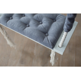Zuzu-la Vintage hojdačka šedá, dĺžka 60 cm