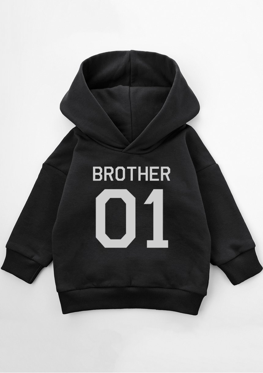 I love milk Mikina s kapucňou "Brother 01"