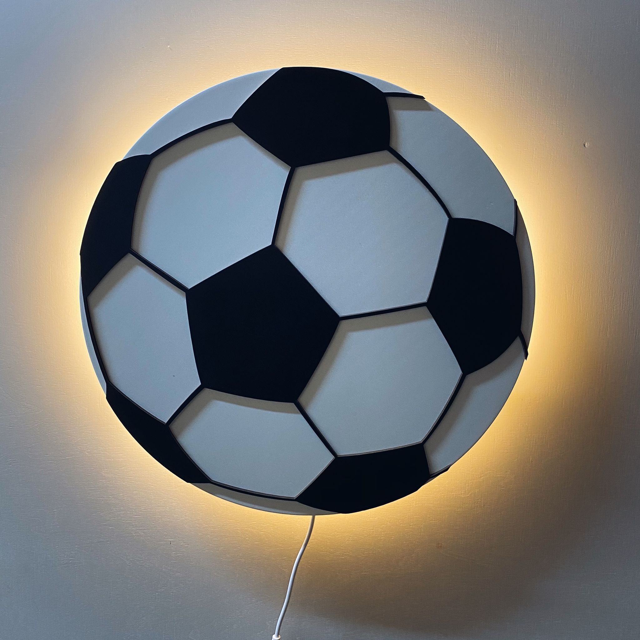 SKLADOM Nočné svetlo Futbalová lopta