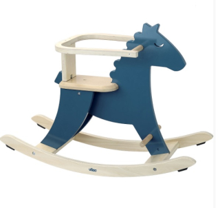  Vilac Drevený hojdací kôň modrý