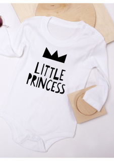 SKLADOM I love milk Detské body "little princess"